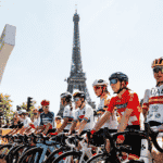 Les maillots des championnes nationales au départ du Tour de France Femmes avec Zwift 2022